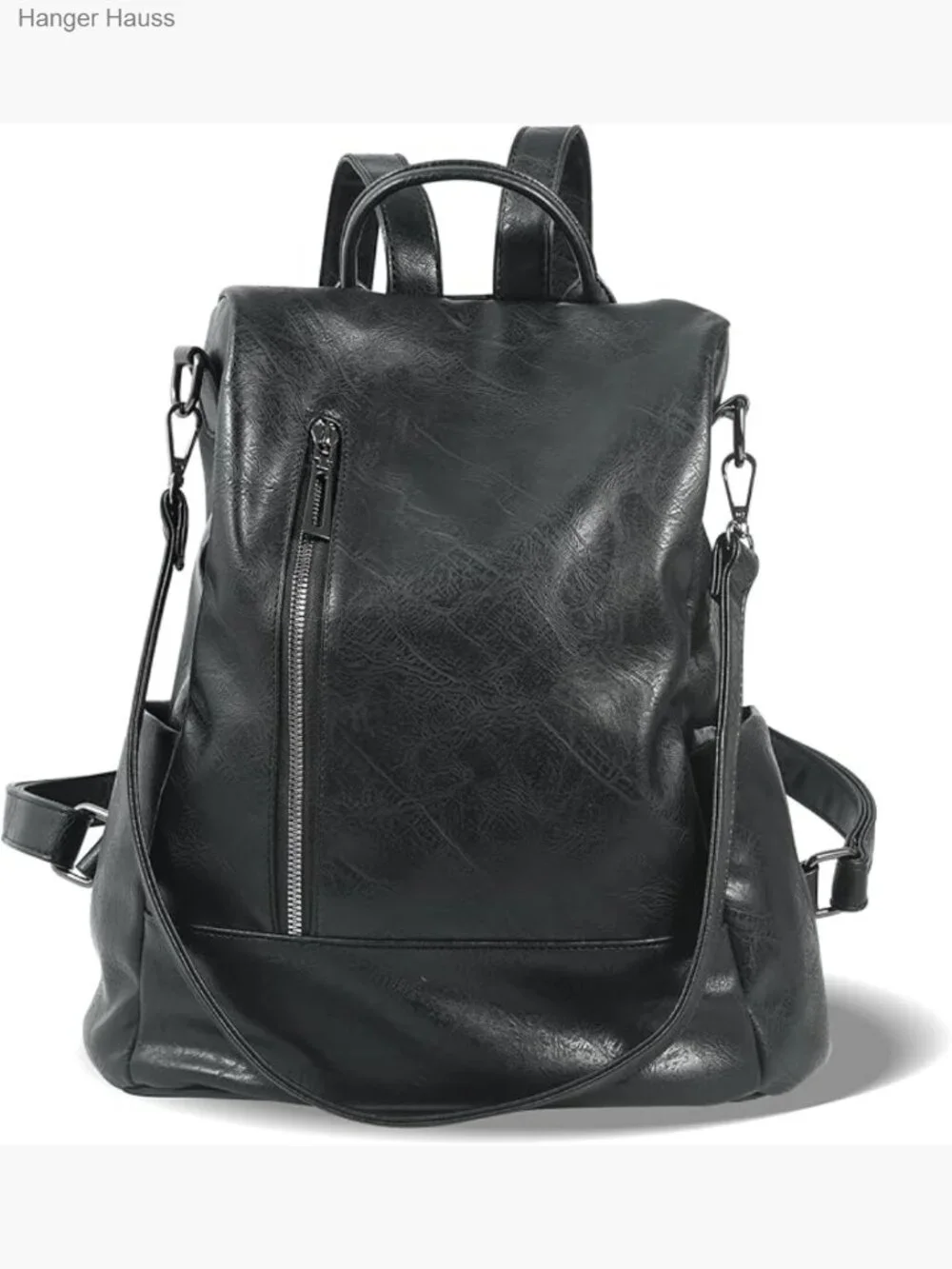 Vegan Leather Anti-theft Travel Backpack Purse - 3 Ways to Wear